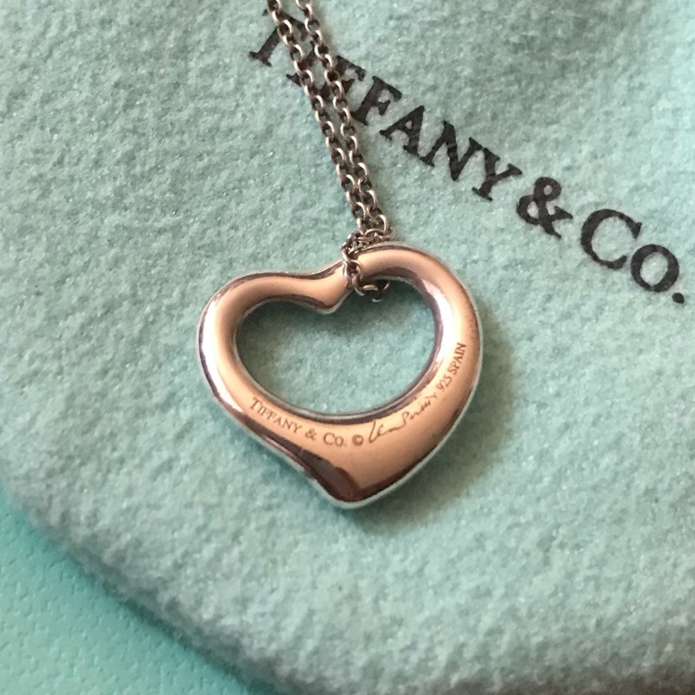 Tiffany & Co Elsa Peretti Open Heart Necklace